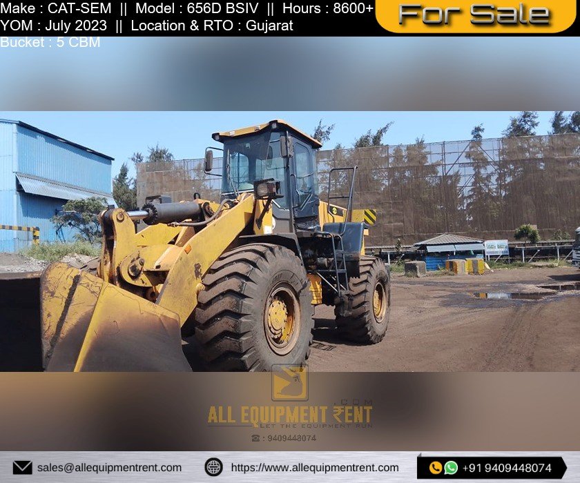GJ Registered Used 5 Ton Class CAT SEM Wheel Loader 656D July 2023 Available for sale